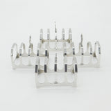 Set of Four Sterling Silver Four Part Toast Racks Antique 1935 Sheffield Viner's