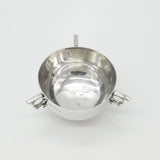 Scottish Sterling Silver Tyg Quaich Cup 1915 Edinburgh Antique Art Deco