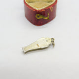 Egyptian Revival Sarcophagus Norwegian Enamel and Silver Charm Pendant Antique