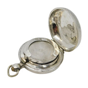 Sterling Silver Sovereign Case Holder Fob Antique 1913 Birmingham Art Deco