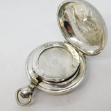 Sterling Silver Sovereign Case Holder Fob Antique 1913 Birmingham Art Deco
