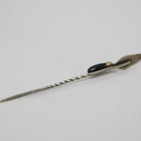 Victorian Sterling Silver Novelty Building Trowel Form Stick Pin Antique c1860