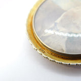 Victorian 9ct Gold, Seed Pearl Set Double Portrait Mourning Locket Antique c1860