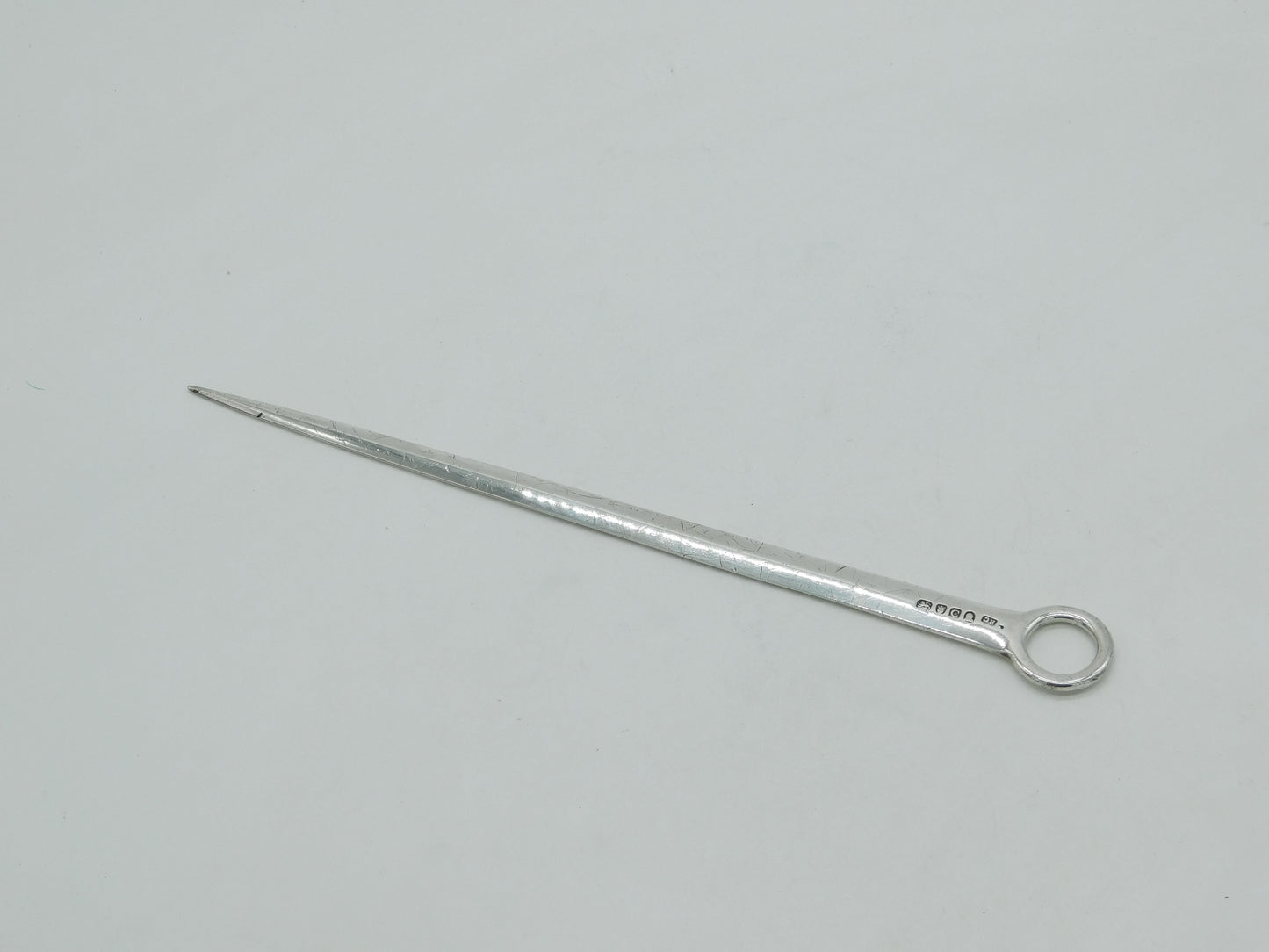 George III Sterling Silver Camel Crest Meat Skewer Antique 1798 London