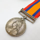 Silver Queens South Africa Medal GNR J Fick Cape Colony Bar Antique 1900