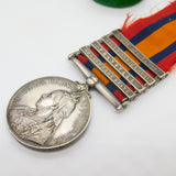 Silver Queens South Africa Medal TPR F.J Jooste Four Bar Antique c1902