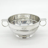 Sterling Silver O-Link Porringer Cup Antique 1919 Birmingham Art Deco