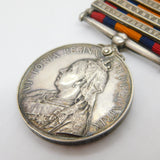 Silver Queens South Africa Medal TPR F.J Jooste Four Bar Antique c1902