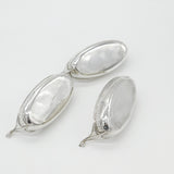 Set of Three Sterling Silver Viking Longboat Treat Dishes Antique 1928 Elkington & Co.