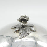 George IV Sterling Silver Crested Muffin Dish & Cover Antique 1830 London