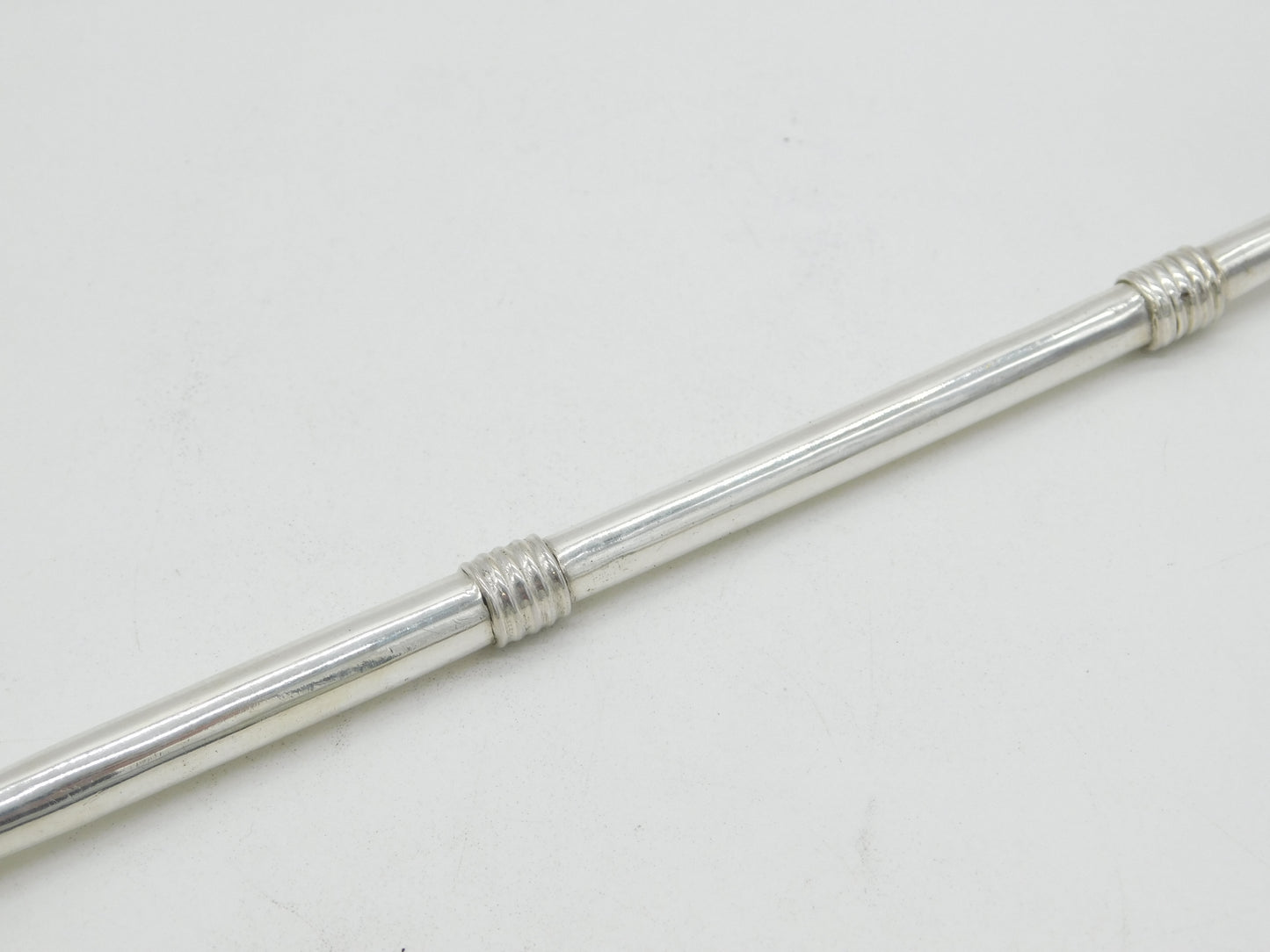 George IV Scottish Sterling Silver Acorn Finial Toddy Ladle Antique 1825 Glasgow