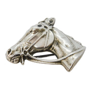 Sterling Silver Horse Racing Racehorse Brooch Pin Antique c1920 Art Deco