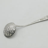 Georgian Ornate Sterling Silver Sugar Caster Ladle Cherub 1799 London Antique