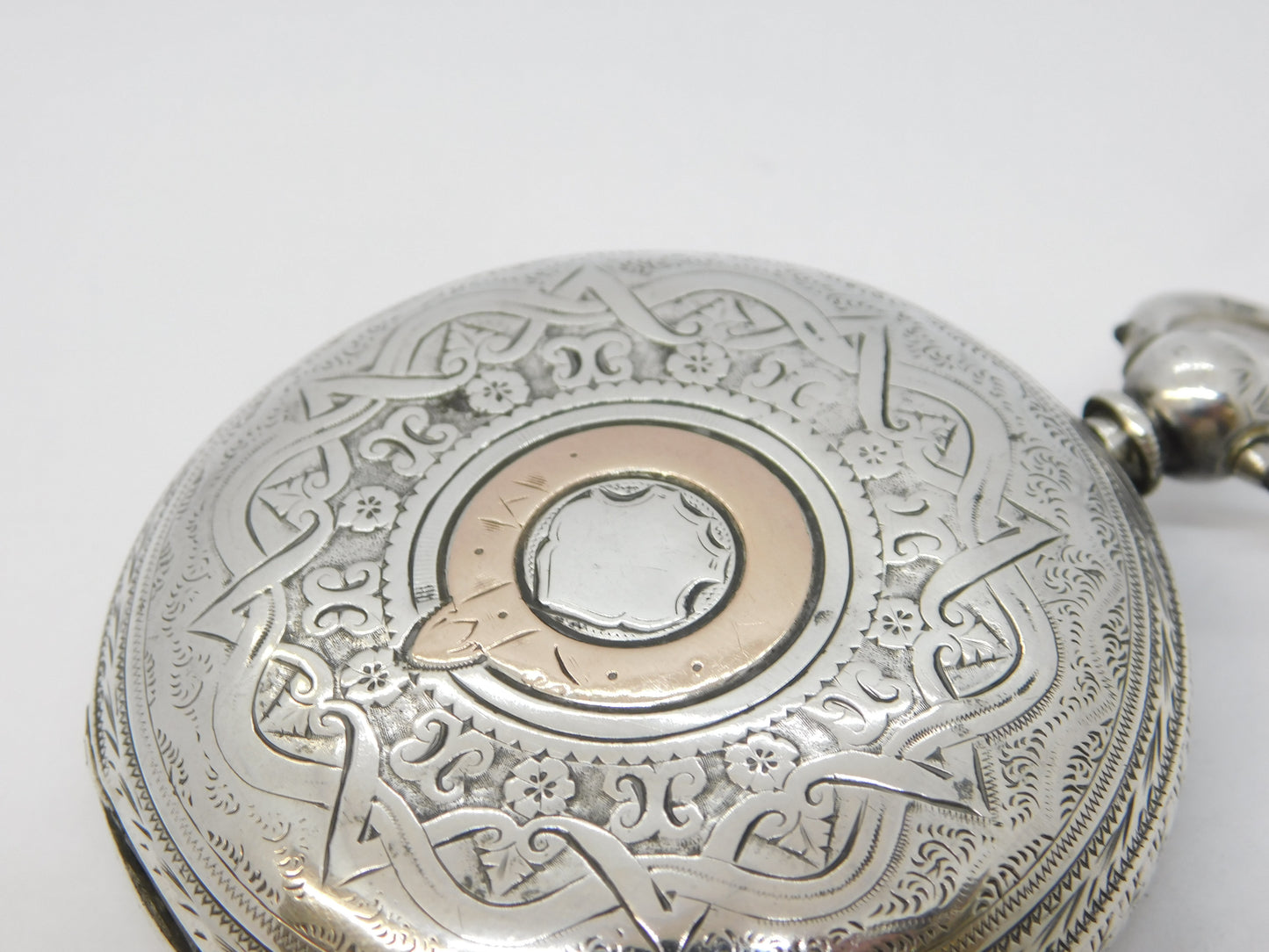 Victorian Large Sterling Silver Full-Hunter Pocket Watch Antique 1897 Chester