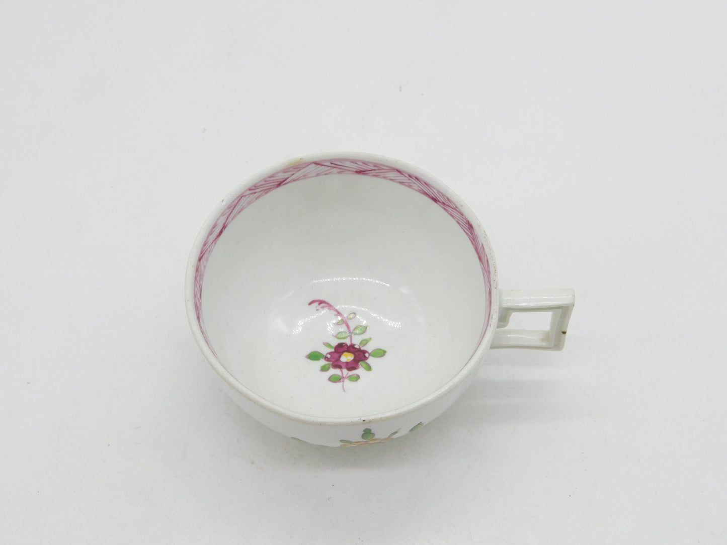 18th Century Meissen Porcelain Floral Painted Teacup Antique 1774-1818