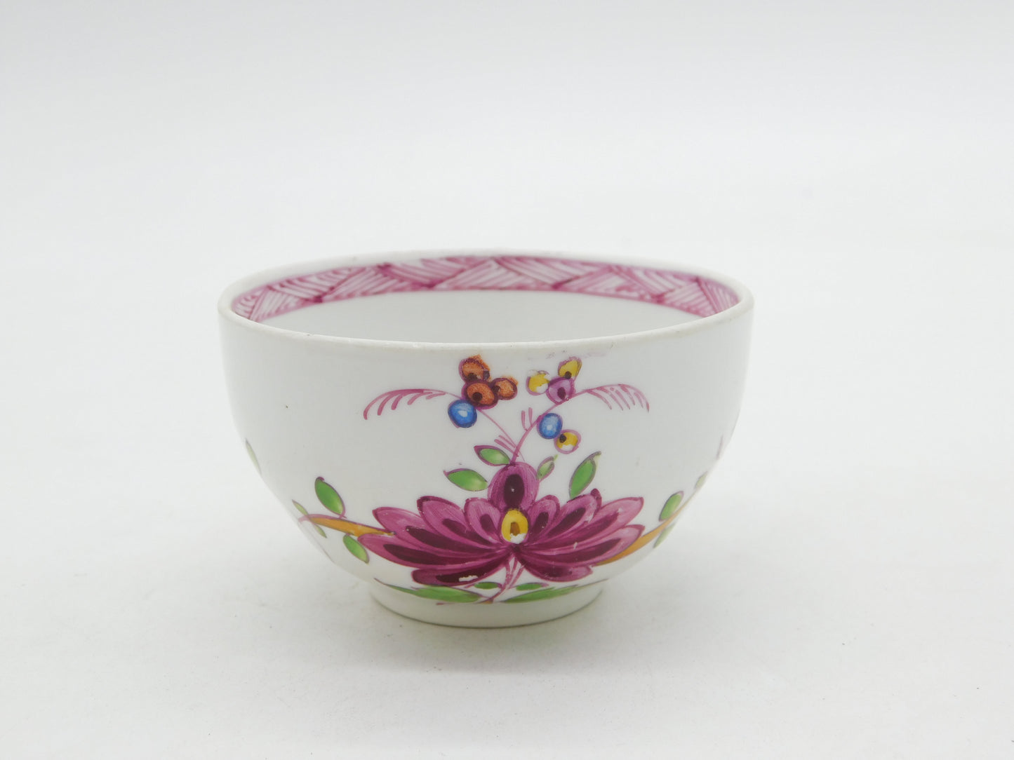 18th Century Meissen Porcelain Floral Painted Teacup Antique 1774-1818