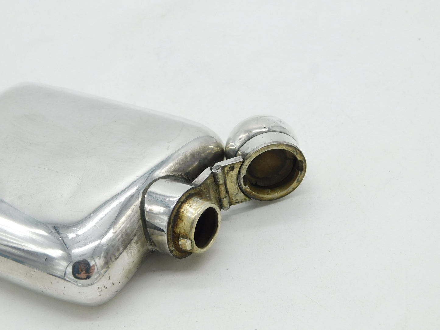Sterling Silver Hip Flask Antique 1939 Sheffield Goldsmiths & Silversmiths Co.