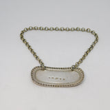 George III Sterling Silver Sherry Decanter Label Antique 1813 Birmingham