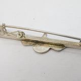 WWII-era Sterling Silver Enamel Airbourne Forces SAS Brooch Antique c1940