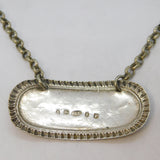 George III Sterling Silver Sherry Decanter Label Antique 1813 Birmingham