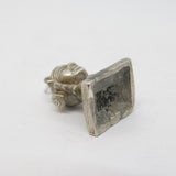 19th Century Indian Hindu Cast Sterling Silver God Charm Pendant Antique c1890