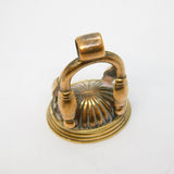 George III Gold Plated Carved Carnelian Intaglio Portrait Seal Fob Antique c1800