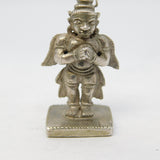 19th Century Indian Hindu Cast Sterling Silver Charm Pendant Antique c1890