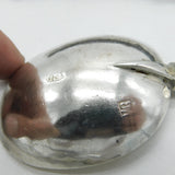 Victorian Boxed Pair Dutch Sterling Silver Apostle Serving Spoons 1845 Antique
