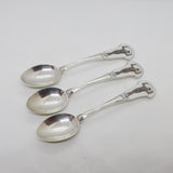Sterling Silver Colourful Enamel Harlequins Souvenir Spoons Antique 1928 Deco