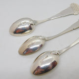 Sterling Silver Colourful Enamel Harlequins Souvenir Spoons Antique 1928 Deco
