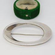 Hans Hansen Danish Sterling Silver Modernist Brooch No. 115 Antique c1940