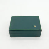 Original Green Large Tooled Leather Rolex Watch Box Vintage c1950s