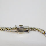 18ct White Gold, Ruby & Diamond Set Tennis Bracelet Vintage c1990