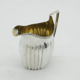 George III Sterling Silver Fluted Cream Jug Antique 1799 London