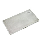 Sterling Silver Cigarette Case 'Sydney Hulls, Daily Express' Antique 1933 Deco