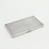 Sterling Silver Cigarette Case 'Sydney Hulls, Daily Express' Antique 1933 Deco