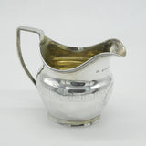 Sterling Silver Greek Key Pattern Cream Jug Antique 1806 London T. Wallis