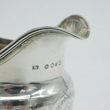 Sterling Silver Greek Key Pattern Cream Jug Antique 1806 London T. Wallis