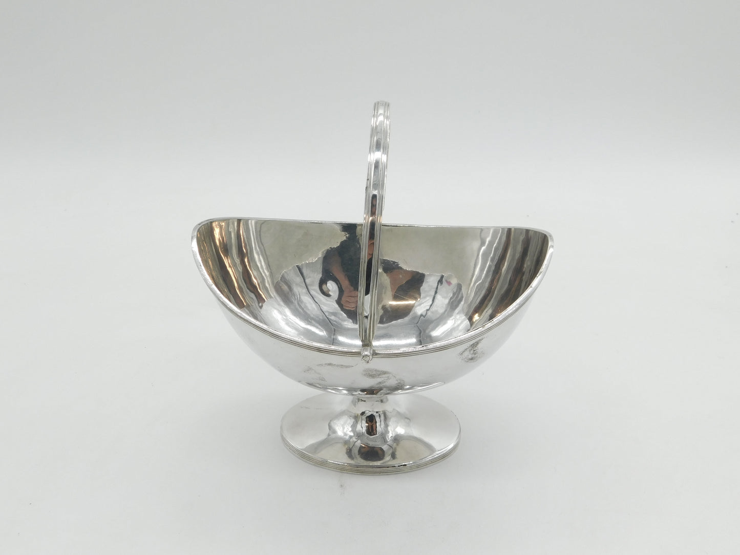 George III Sterling Silver Swing Handle Sugar Basket Antique 1797 London