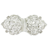 Victorian Sterling Silver Floral Nurses Buckle Antique 1897 Birmingham