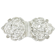Victorian Sterling Silver Floral Nurses Buckle Antique 1897 Birmingham