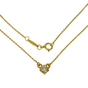 Tiffany & Co. 18ct Yellow Gold 0.25ct Cushion-Cut Diamond Pendant Necklace
