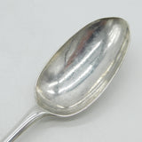 Queen Anne Britannia Silver Hanoverian Rat Tail Serving Spoon Antique 1702 London