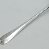 Queen Anne Britannia Silver Hanoverian Rat Tail Serving Spoon Antique 1702 London