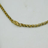 Victorian Pinchbeck Fancy Link Long Guard Muff Chain Necklace Antique c1860