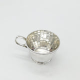 Sterling Silver Fluted Pattern Christening Mug or Teacup 1924 Birmingham Antique