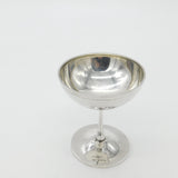 Sterling Silver Champagne Goblet Antique 1912 Birmingham Art Deco
