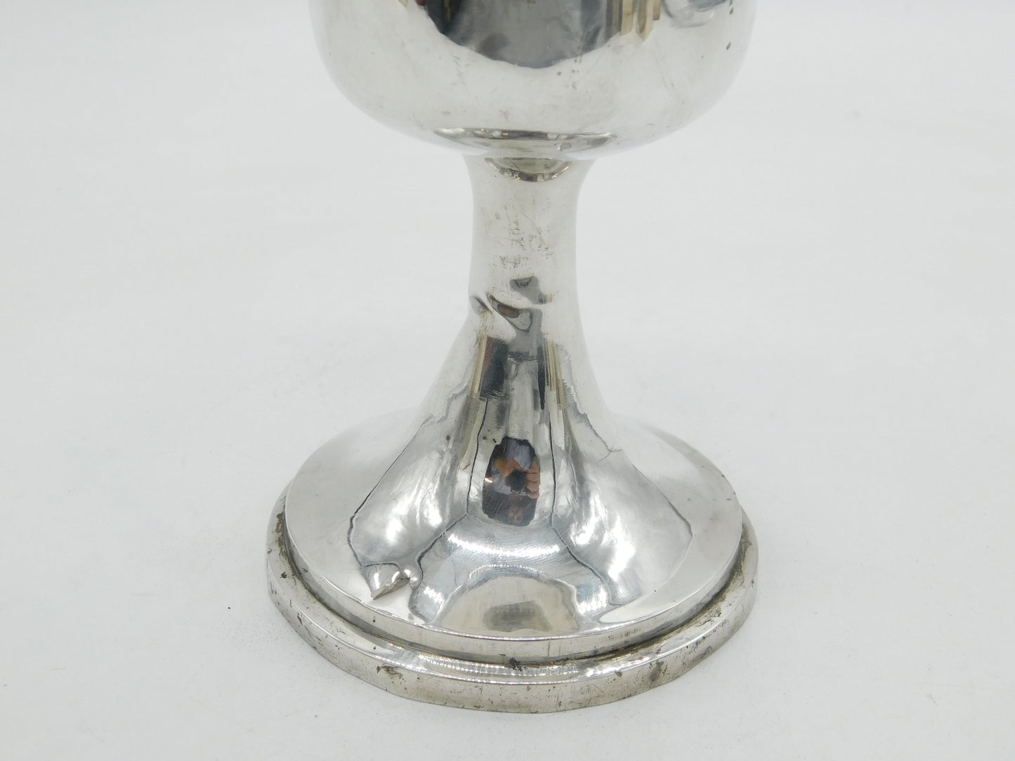 George II Sterling Silver 'IHS' Communion Wine Chalice Antique 1758 London
