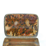 George III Scottish Perth Sterling Silver Agate Topped Snuff Box Antique c1800
