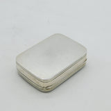 George III Scottish Perth Sterling Silver Agate Topped Snuff Box Antique c1800